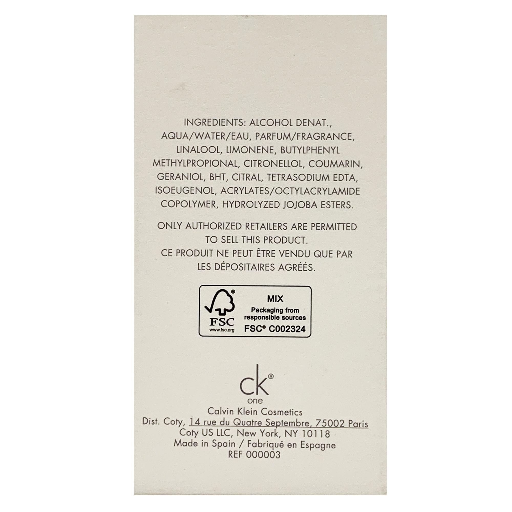 Calvin Klein CK One Eau de Toilette, Unisex Perfume, 1.6 oz - image 4 of 5