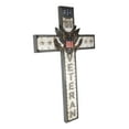thumbnail image 4 of Rustic USA Proudly Served American Flag Great Seal Eagle Veteran Wall Cross, 4 of 6
