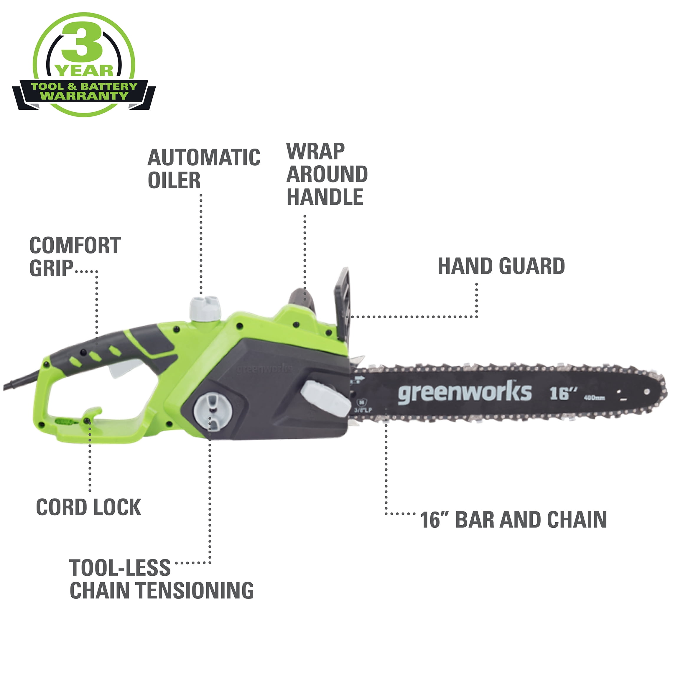 Corded Electric Chainsaw, 20232 