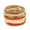 Orange, variant on Bohemian Beads Cube Multi Strand Bracelet Set, Red Bead Kit