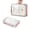 Red, variant on SAYEEC Plastic Paper Storage Boxes, A4 Clear Portable Document Storage Box, Transparent Project Case with Handle & Snap-Tight Latches, White