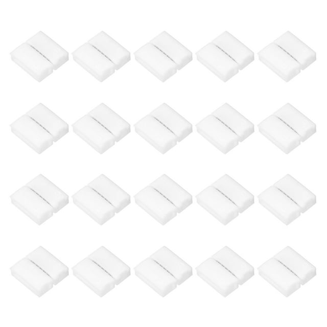 Unique Bargains 6 Pin 12mm 5050 LED Strip Light Solderless Gapless Connector 20Pack