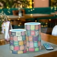 thumbnail image 3 of Yayeee Flameless Candles with Remote Flickering Battery Operated Multi Color Changing, Beige Jar, 3 of 7