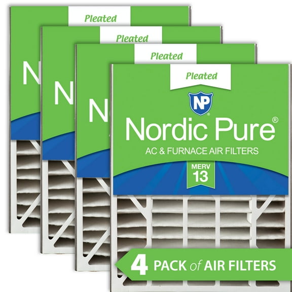 Air Bear 20x25x5 (4 7/8) Replacement 266649-102 MERV 13 Air Filters 4 Pack