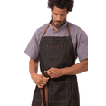thumbnail image 4 of Chef Works Unisex Memphis Chefs Bib Apron, Black , One Size, 4 of 5