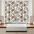 thumbnail image 2 of Ambesonne Spring Kitchen Curtains, Lilacs Roses Flowers, 55"x39", Pale Pink Cream, 2 of 3