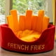 thumbnail image 5 of Cama para gatos, suave, agradable a la piel, lavable en caliente, relleno de algodón PP, lindo cojín para gatitos, cama para interiores, patatas fritas, cama para gatos, 5 of 5