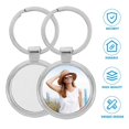thumbnail image 3 of 3pcs Sublimation Keychain DIY Key Ring Blank Key Chain Metal Key Ring Ornament, 3 of 3