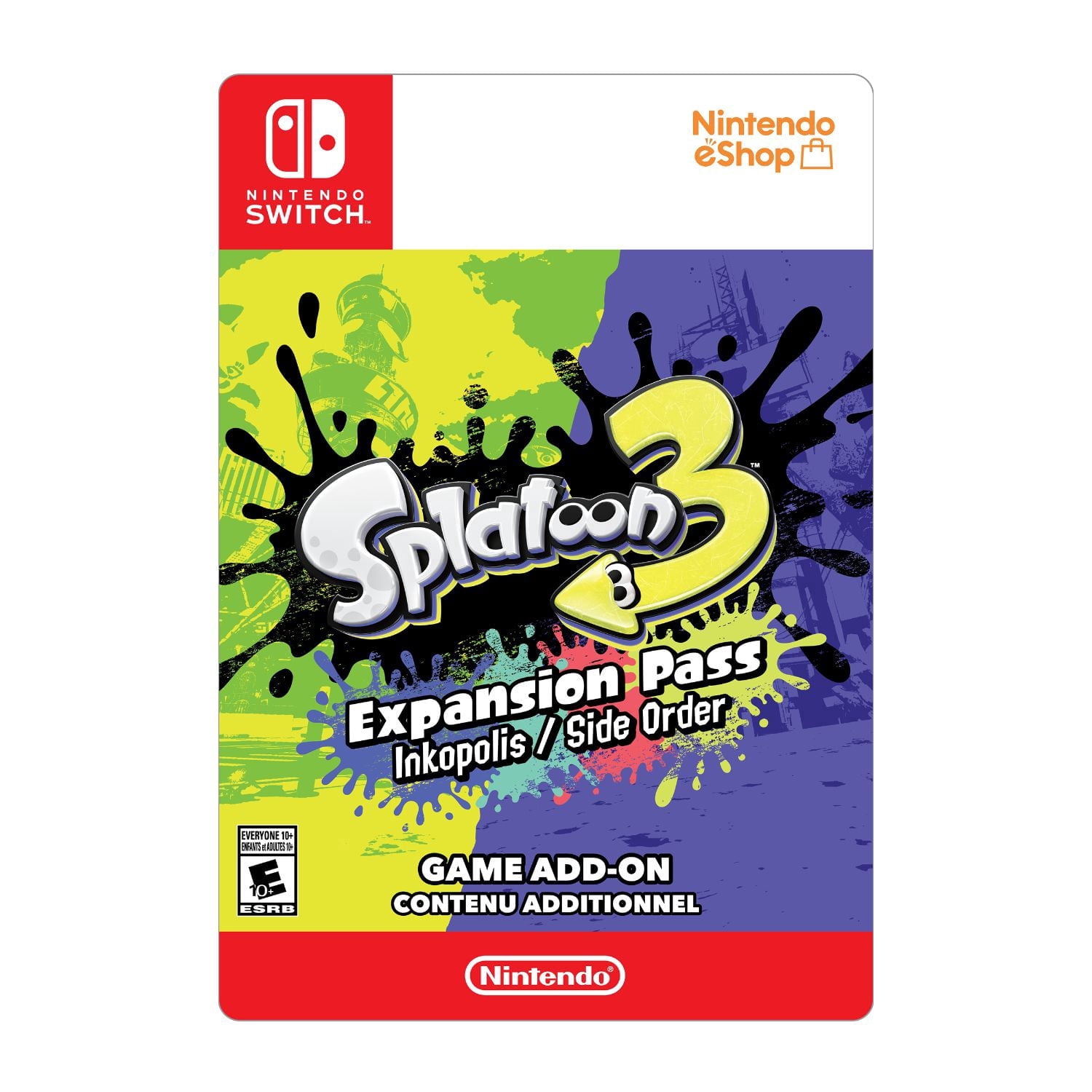 Nintendo Switch Splatoon 3 Expansion Pass $31.99 (Digital Code
