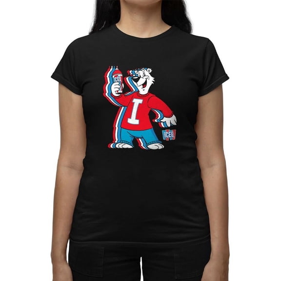 Chill Polar-Bear Graphic - Fun ICEE Retro Style Graphic Women's T-shirt