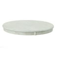 thumbnail image 4 of Carolina Classics Fairview Table de Salle à Manger Ronde à Piédestal de 30 Pouces en Blanc Délavé, 4 of 4