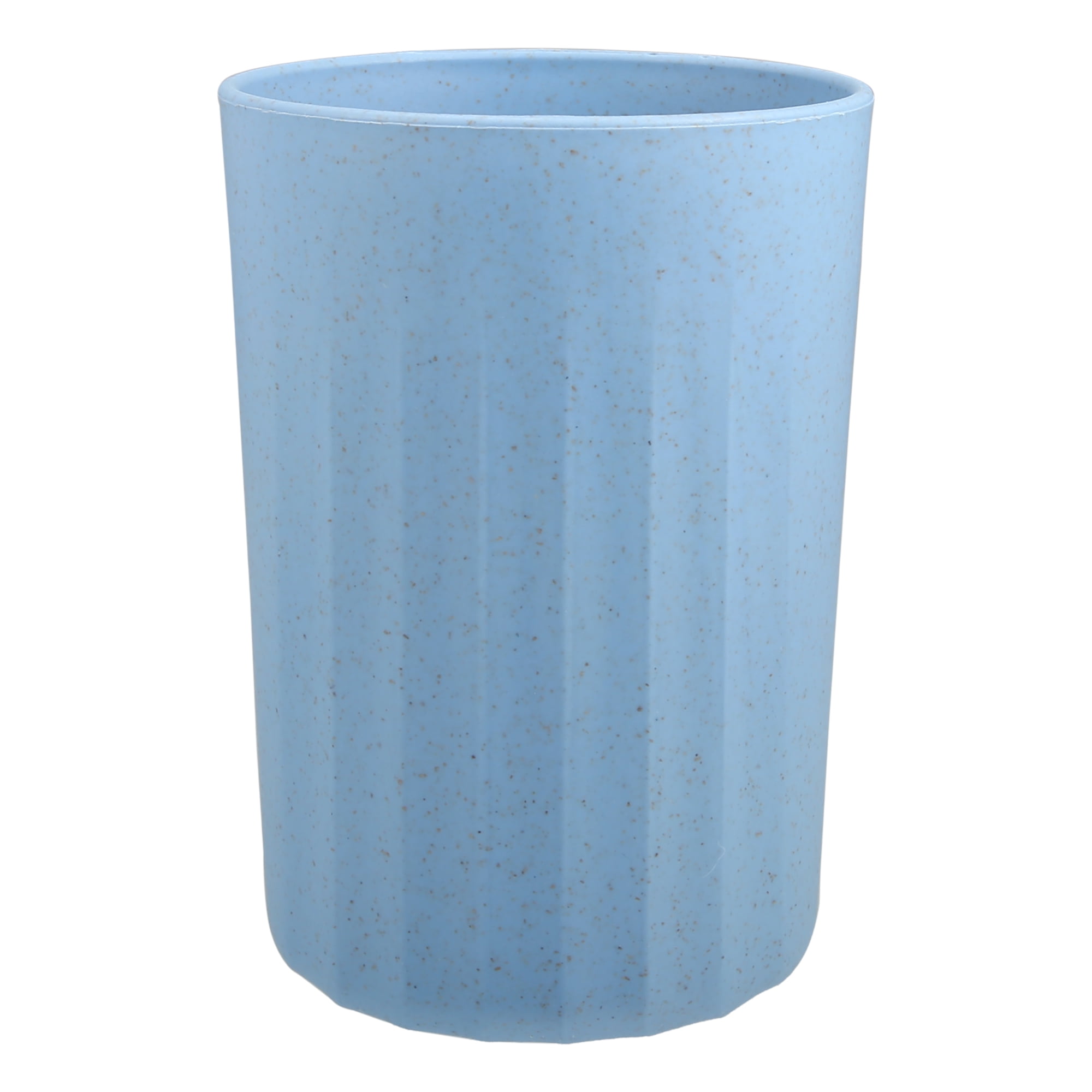 Unique Bargains Bathroom Tumbler with Smooth Lines Wheat Straw Cup for