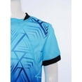 thumbnail image 6 of YiZYiF Kids Boys Short Sleeve Soccer Goalkeeper Jersey Uniform Youth Quick dry Football Shirt Light Blue 14, 6 of 7