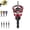 Red, variant on Two-Flute Counterbore with Depth Stop, 4pcs Four-Flute Tapered Drill Bits and Adjustable Depth Stop Collar, for Woodworking, Cabinetry, DIY (Gold)