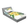 thumbnail image 2 of Ambesonne Tropical Fitted Sheet & Pillow Sham Set, Toucan Bird Exotic, Twinxl, Multicolor, 2 of 2