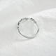thumbnail image 3 of Anillo de Bodas Ajustable Qarigey Aleación Abierto Plata Esterlina 925, 3 of 6