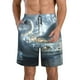 thumbnail image 1 of Fotbe Fantasy Swan Yacht Design Trajes de Baño Estampados para Hombre, Shorts de Verano de Secado Rápido, Ropa de Playa, Bañadores-XX-Large, 1 of 6