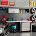 thumbnail image 6 of Fesbos Metal Garage Wall Cabinet with Doors, Wall Mounted Metal Storage Cabinet, Floating Garage Tool Cabinet for Garage, Basement, Kitchen, Warehouse, 6 of 8