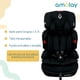thumbnail image 4 of Amulay | Autoasiento para Bebe de 9 a 36 kg | Booster Car Seat con Arnés de 5 puntos, Respaldo Reclinable, Cojín elevador y Reposa cabezas ajustable | Color Negro, 4 of 5