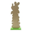 thumbnail image 2 of Adornos de madera Decoraciones de Pascua Banner Exquisito Handy Instalación Letras Decoración de mesa Regalos de cumpleaños para uso en el hogar 2 sets Eigraketly HA030578-00, 2 of 7