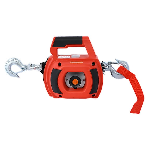 Drill Winch 750 LB Capacity - Portable Hoist for Lifting & Dragging - 40ft Steel Wire