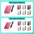 thumbnail image 4 of INIU MagFino 10000mAh Qi2 Certified 45W Magnetic Power Bank, Ultra Slim Wireless Portable Charger with Foldable Stand, Fast USB-C Charging for iPhone 16/15/14/13/12 Series, 4 of 10