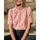 thumbnail image 2 of Blusa Prettygarden de verano bordada con ojales para mujer, color rosa, 2 of 7
