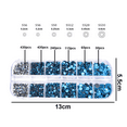 thumbnail image 2 of Flatback Rhinestones Crystal Flatback Gems Round Crystal Rhinestones for Crafts, 2 of 5