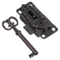 thumbnail image 4 of Jewelry Box Latches for Box Use Hook Locks Black Alloy, 4 of 5