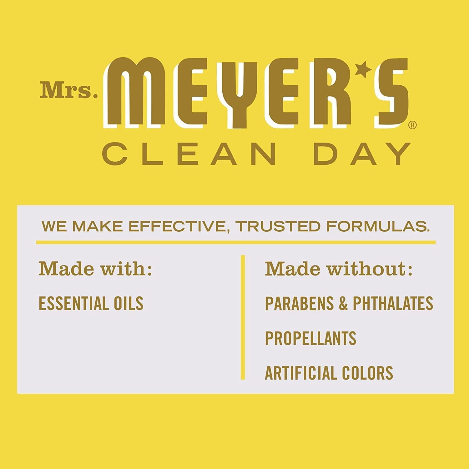 Mrs. Meyer's Clean Day Liquid Dish Soap, Daisy Scent, 16 OZ (Pack of 4)