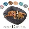 thumbnail image 4 of Square Plush Dog Cat Thickened Warm Soft Pet Tent Cave Nest Bed Mat Pad Kennel, 4 of 10