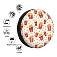 thumbnail image 4 of Fotbe Popcorn Funda de Llanta de Repuesto con Estampado, Engrosada, Ajuste Universal para Jeep, Remolque, RV, SUV, Camión-15 inch, 4 of 6