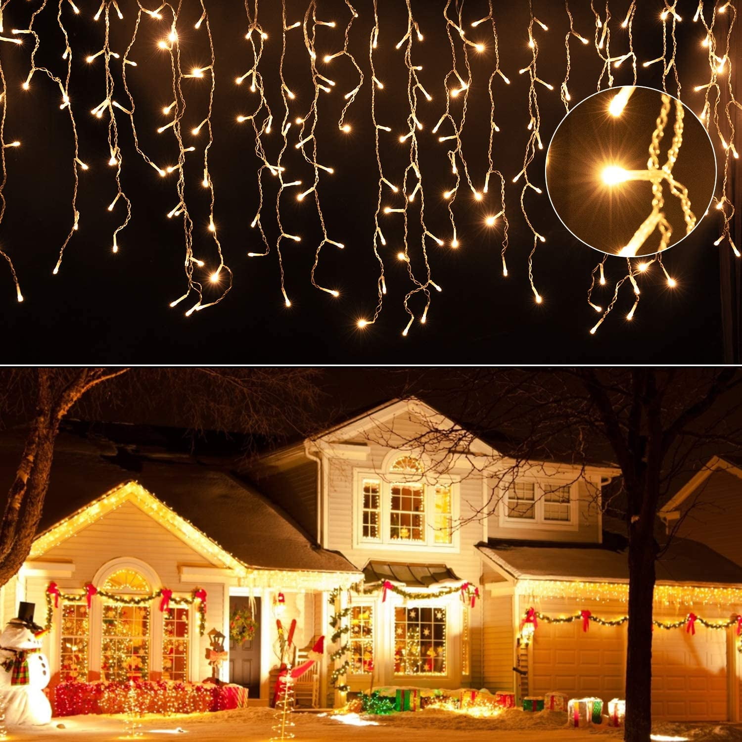 Icicle lights 20m Outlet