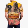 thumbnail image 6 of Salouo Psychedelic Band Hotdog Art for Men's Short Sleeve Polo Shirts,Polo Shirts for Men Performance Short Sleeve Golf Shirt Athletic Casual Collared T-Shirt-4X-Large, 6 of 8