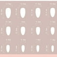 thumbnail image 2 of Almond Fake Nails Glossy Acrylic Artificial Nails on Nails for Womens 24Pcs 12Sizes Glues On Nails, 2 of 7