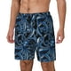 thumbnail image 1 of Balery Octopus Bañador para hombre, shorts de playa de secado rápido con entrepierna y forro de compresión-Large, 1 of 6