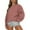 Pink, variant on Women's Long Sleeve Sweatshirt Loose Fit Pullover Tops Crewneck Fall Outfits Oversized Sweatshirt 2026 Fleece Lined Pullover Tops Yellow XL