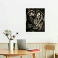 thumbnail image 2 of COMIO  Wild Animals Canvas Wall Art Tiger Paintings Poster Wildlife Pictures Art Prints Fierce Beast Wall Decor for Living Room Bedroom, 2 of 4