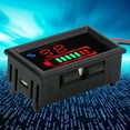 thumbnail image 1 of LED Voltage and Electricity Dual Meters Tester  High Definition Battery Monitor  Mini Battery Power Display with  and Stability for Car Motorcycle Scooter Bike Power Bank, 1 of 7