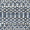thumbnail image 2 of JONATHAN Y SANTA MONICA 5' Square Area Rug, Ourika Moroccan Geometric Textured Weave - Navy/Beige, SMB108K-5SQ, 2 of 7