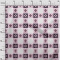thumbnail image 2 of oneOone Cotton Silk Fabric Check Ikat Print Fabric BTY 42 Inch Wide, 2 of 4