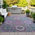 thumbnail image 4 of Dalyn Rugs Machine Washable Indoor/Outdoor Chantille ACN2049 Purple 5' x 7'6" Rug, 4 of 9