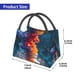 thumbnail image 2 of Fotbe Modern Art Red And Blue Colors Bolsa Térmica Portátil con Estampado, Bolsa de Entrega de Alimentos Aislada, Bolsa Reutilizable de Gran Capacidad para Comidas y Supermercado, 2 of 6