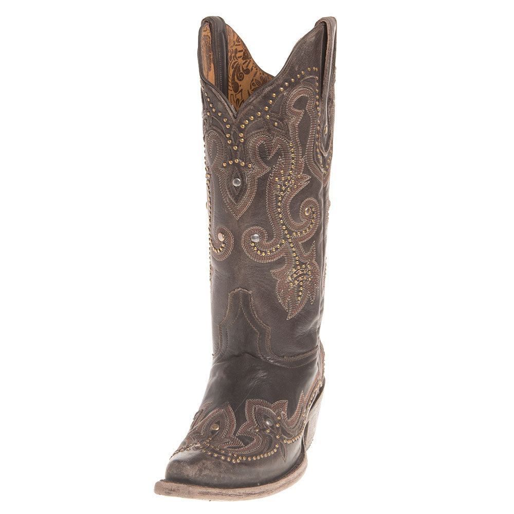 black snip toe cowboy boots womens