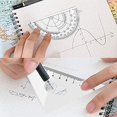 thumbnail image 4 of Juego de 10 Uds de regla geométrica, brújula, lápiz, recambio, estudiante, 4 of 5