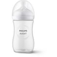 thumbnail image 1 of Philips Avent Natural Baby Bottle with Natural Response Nipple, Clear, 9oz Bottle, SCY903/01, 1 of 5