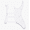 White, variant on LOOKSEVEN 10 Hole Guitar Pickguard HSH Scratch Plate-3 Ply for Ibanez JEM RG Series Guitar-Black