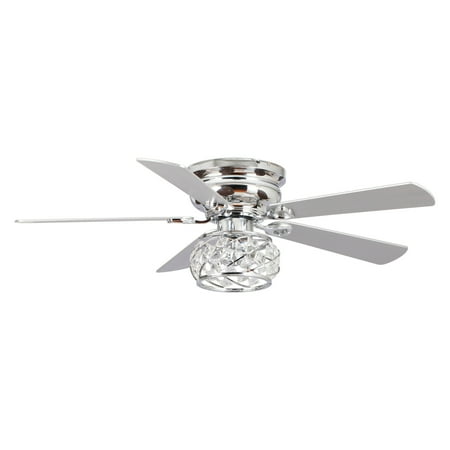 

Ceiling Fan with Lights and Remote Low Profile Chrome Ceiling Fan 48 Inch