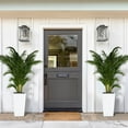 thumbnail image 2 of EDTara 2 Pcs Pot de Plante Moderne Haut, Jardinière Conique de 30 Pouces pour Intérieur, Extérieur avec Indicateur de Niveau d'Eau et Roues, Grand Pot de Jardin Auto-Absorbant pour Patio, Véranda, Salon, 2 of 9