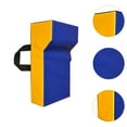 thumbnail image 6 of Colcolo Wedged Football Tackle Football Blocking Pad for Game Indoor Training Blue Yellow Kids, 6 of 8